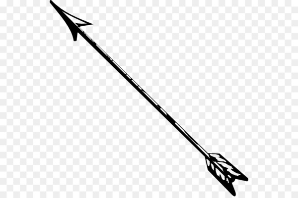 600x400 Indian Arrow Arrowhead Clip Art