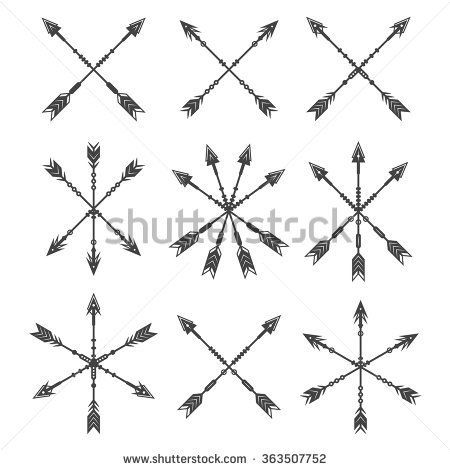 450x470 Indian Arrowhead Stock Vectors Vector Clip Art Shutterstock
