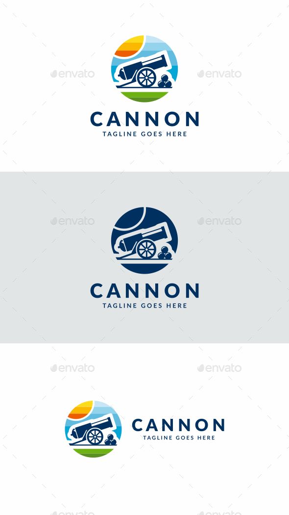 590x1050 Logo Templates Cannon, Logo Design