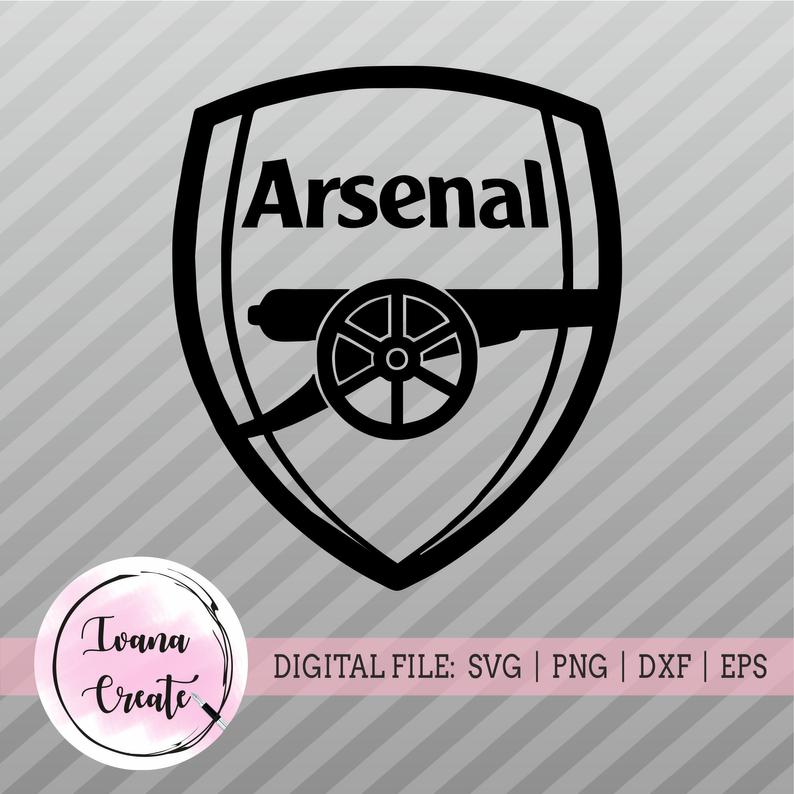 794x794 Arsenal Vector Png Dxp Arsenal Text Arsenal Etsy