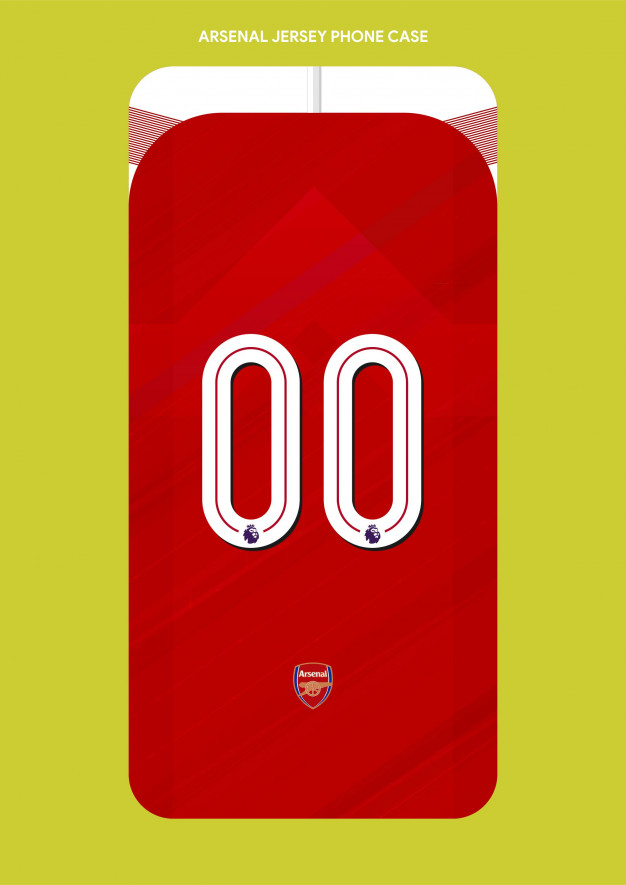 Arsenal Jersey Phone Case Vector Premium Download 626x885 Arsenal Jersey Phone Case Vector Premium Download