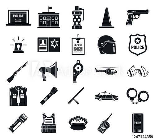 Police Arsenal Icons Set Simple Set Of Police Arsenal Vector 500x450 Police Arsenal Icons Set Simple Set Of Police Arsenal Vector