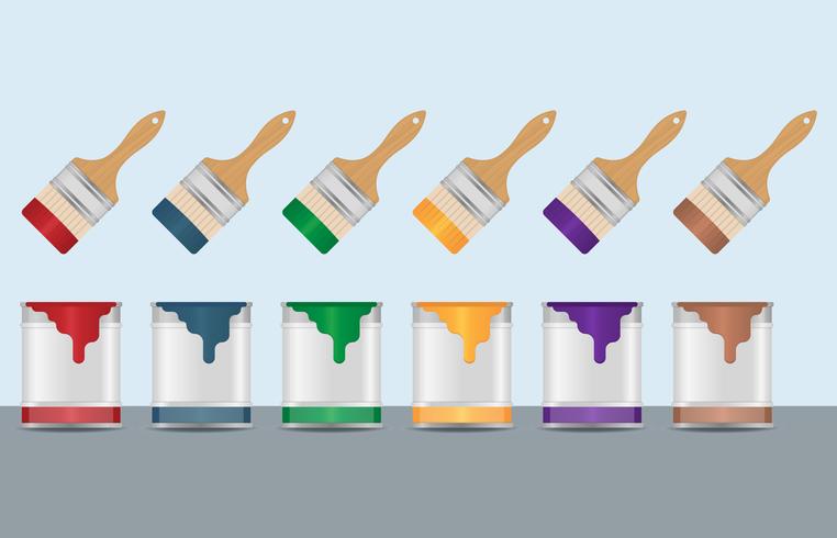 Colorful Paint And Brush Vectors 762x490 Colorful Paint And Brush Vectors