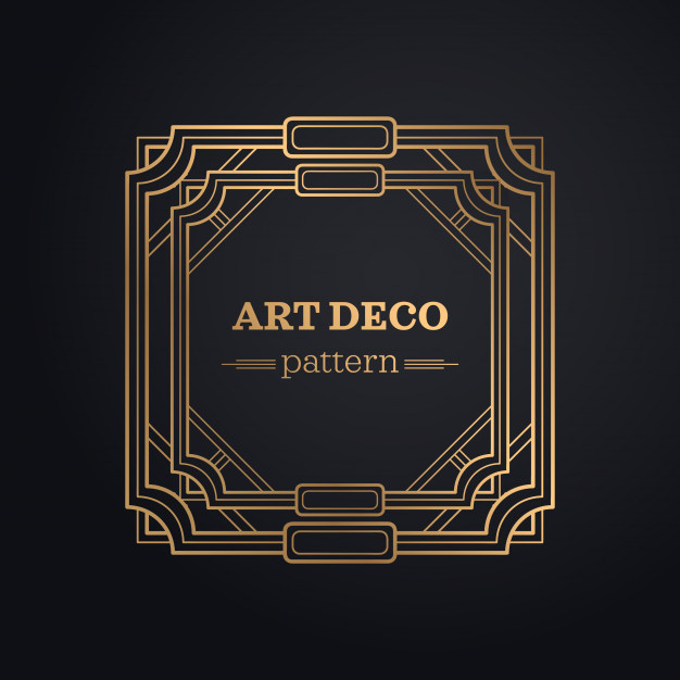 Gatsby Art Deco Background Vector Free Download 626x626 Gatsby Art Deco Background Vector Free Download