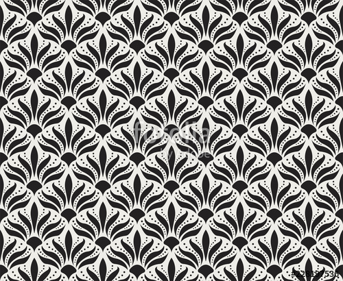 Seamless Arabesque Floral Pattern Art Deco Style Background 500x410 Seamless Arabesque Floral Pattern Art Deco Style Background