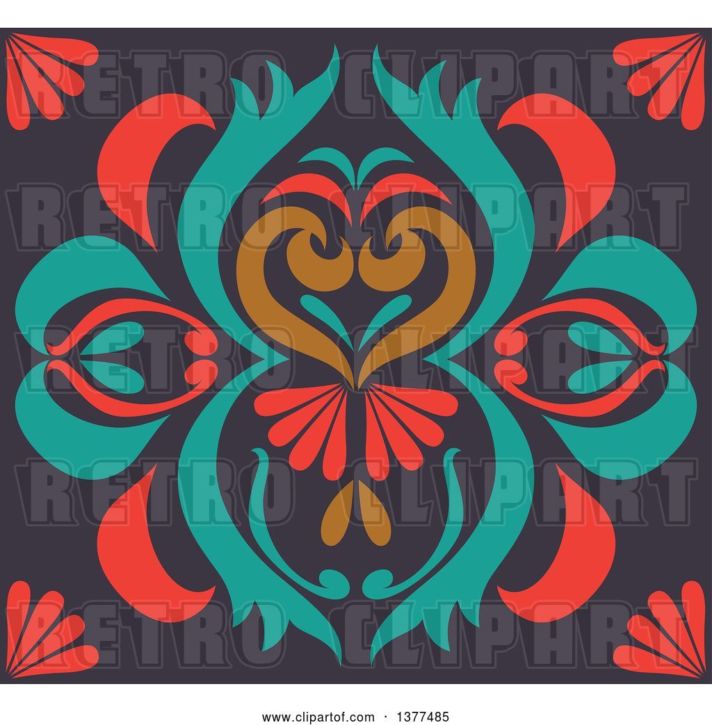 Vector Clip Art Of Retro Colorful Floral Art Deco Background 1024x1044 Vector Clip Art Of Retro Colorful Floral Art Deco Background