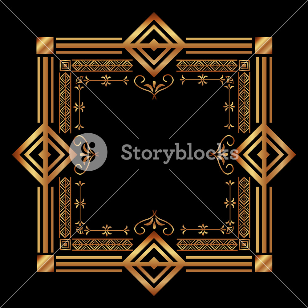 Art Deco Background Geometric Adornment Abstract Vector 1000x1000 Art Deco Background Geometric Adornment Abstract Vector