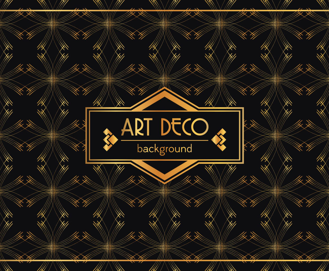 Art Deco Background Vector Art Graphics 1136x936 Art Deco Background Vector Art Graphics