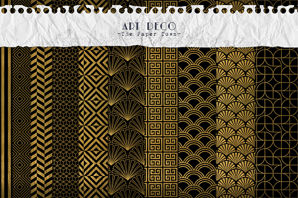 585x389 Art Deco Patterns Free Png, Vector, Format Download
