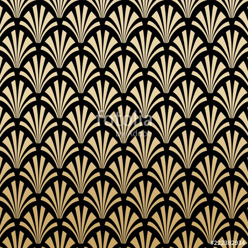 500x500 Geometric Gatsby Art Deco Pattern Background Design Stock Image