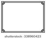 Art Deco Border Group With Items 150x130 Art Deco Border Group With Items