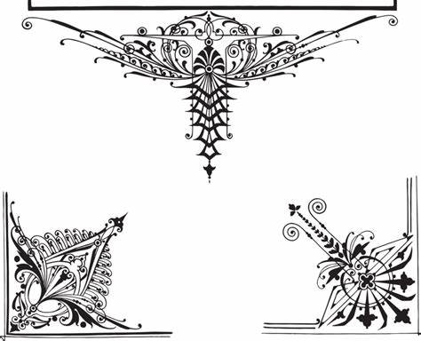 474x384 Art Deco Corner Vector Gtgt