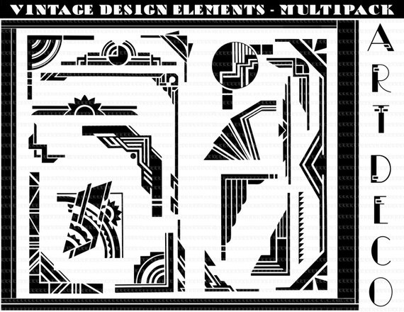 Art Deco Elements Vector