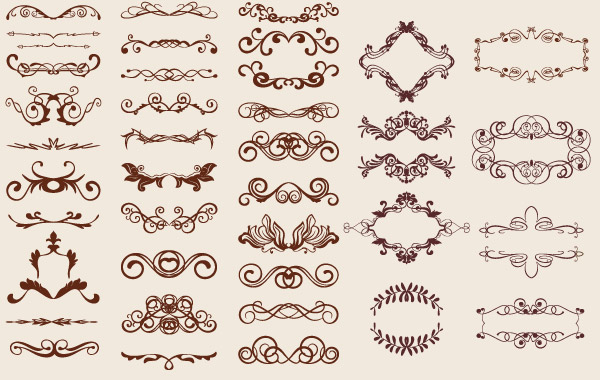 Art Deco Flourish Vector