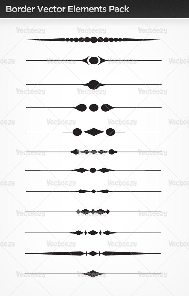 620x971 Free Art Deco Borders Border Vector Pack