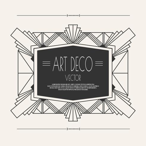 Art Deco Vintage Frame 490x490 Art Deco Vintage Frame