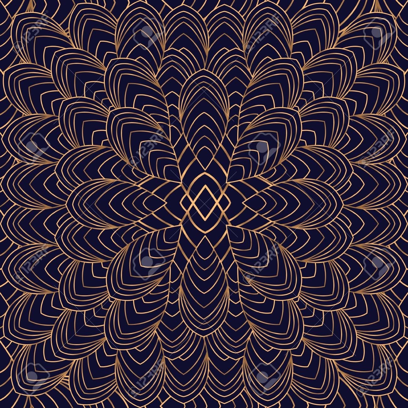 Luxury Background Pattern Vector Seamless Floral Art Deco Ornament 1300x1300 Luxury Background Pattern Vector Seamless Floral Art Deco Ornament