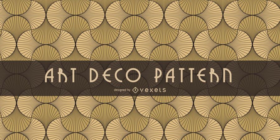 Seamless Oriental Art Deco Pattern 900x450 Seamless Oriental Art Deco Pattern