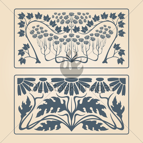 Vector Art Deco Pattern Gl Stock Images 500x500 Vector Art Deco Pattern Gl Stock Images