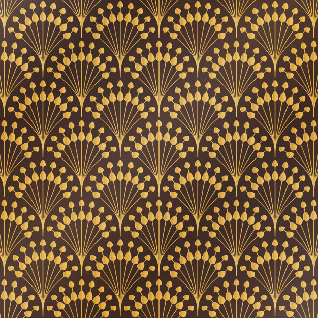 Art Deco Floral Pattern Vector Premium Download 626x626 Art Deco Floral Pattern Vector Premium Download