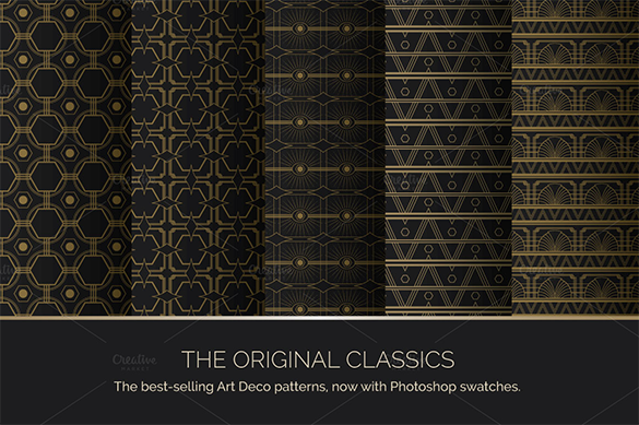 Art Deco Pattern Vector Free
