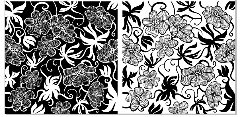 850x412 European Art Deco Floral Vectors Free Vector Cdr Download