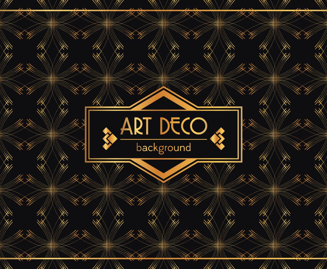 1136x936 Art Deco Background Vector Art Graphics