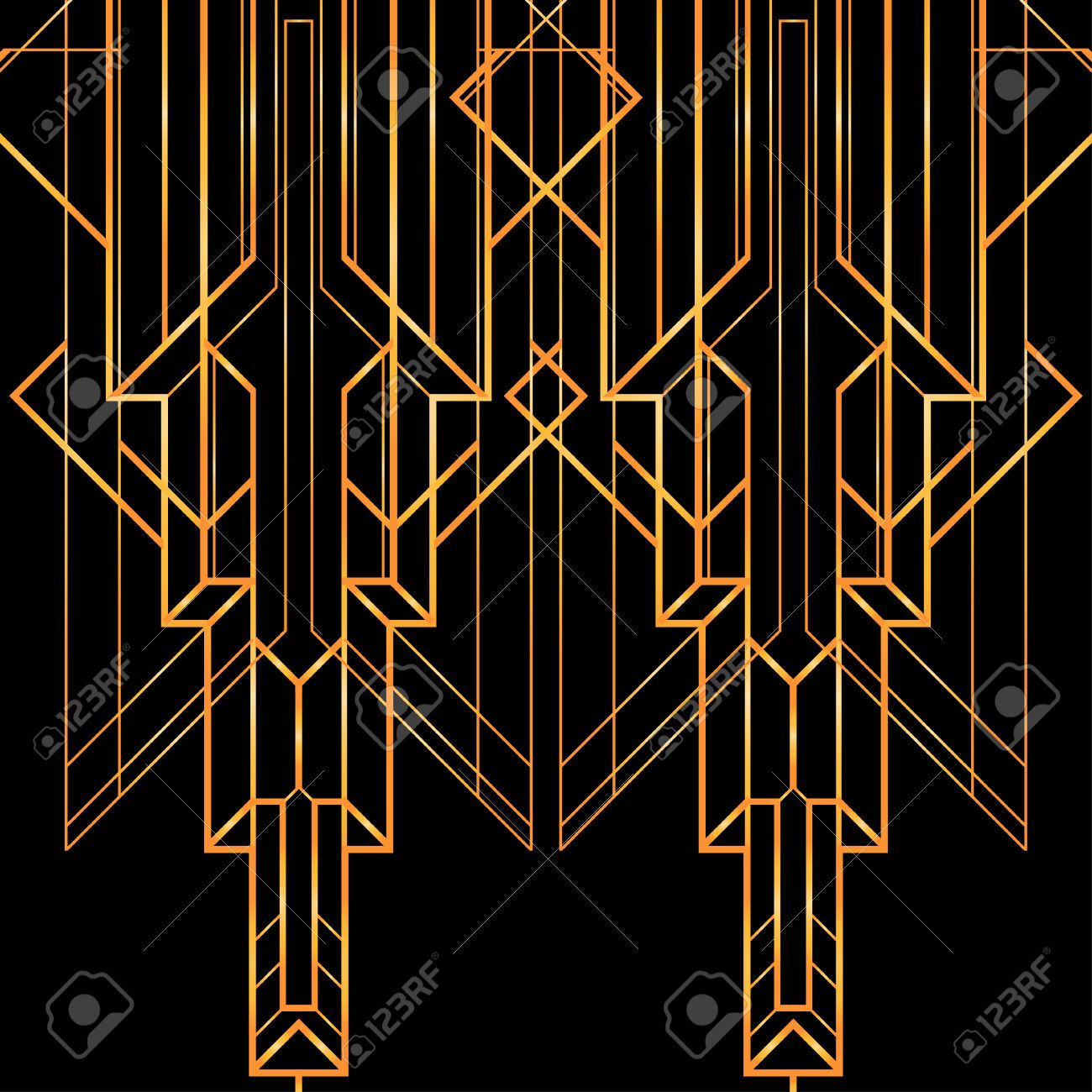 1300x1300 Stock Vector Adulting In Art Deco Pattern, Art Deco