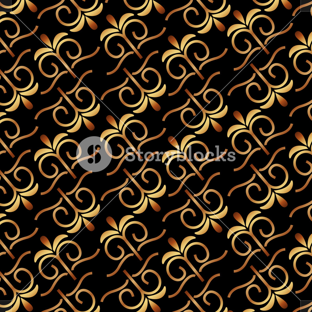 1000x1000 Art Deco Golden Elegant Decoration Abstract Texture Pattern Vector