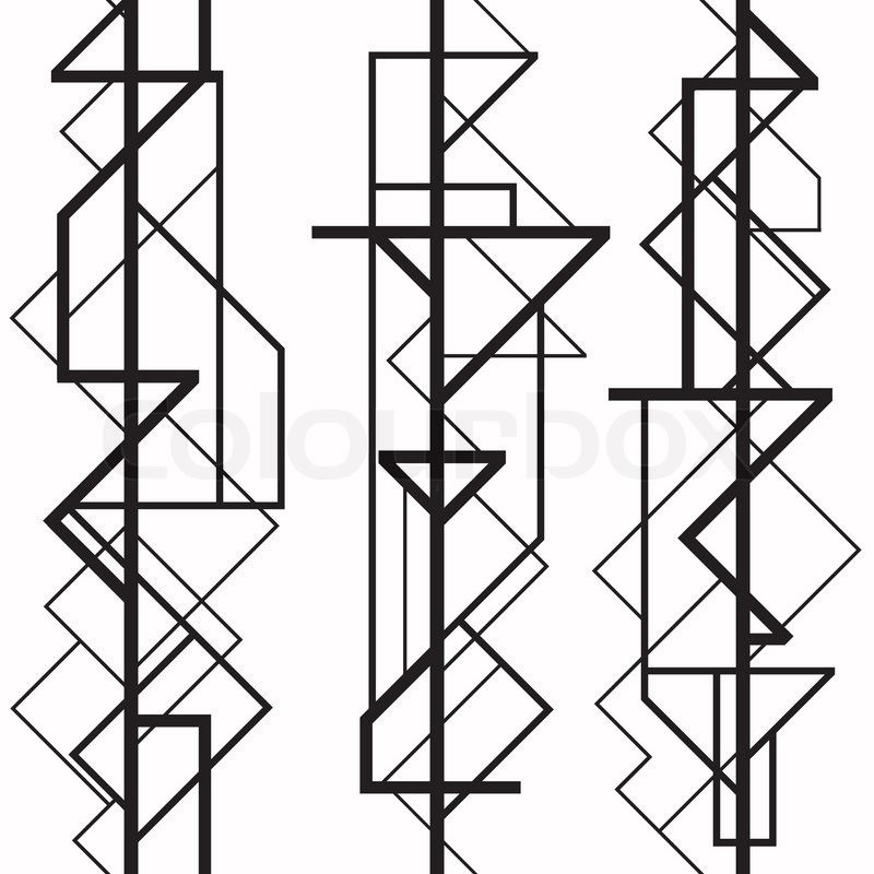 800x800 Art Deco Geometric Pattern