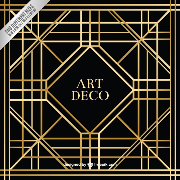 626x626 Geometric Art Deco Background Free Vectors Ui Download