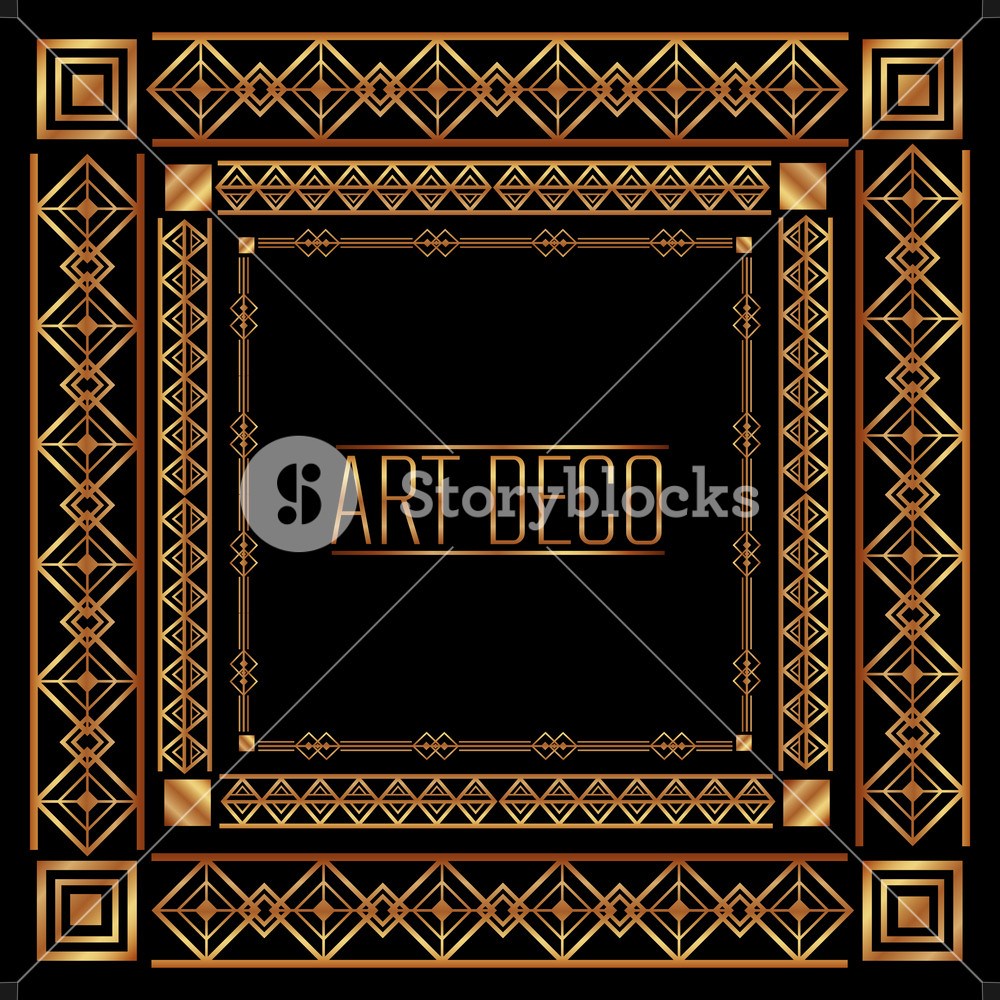 1000x1000 Art Deco Decoration Vector Ultimate Art Deco Vector Pack