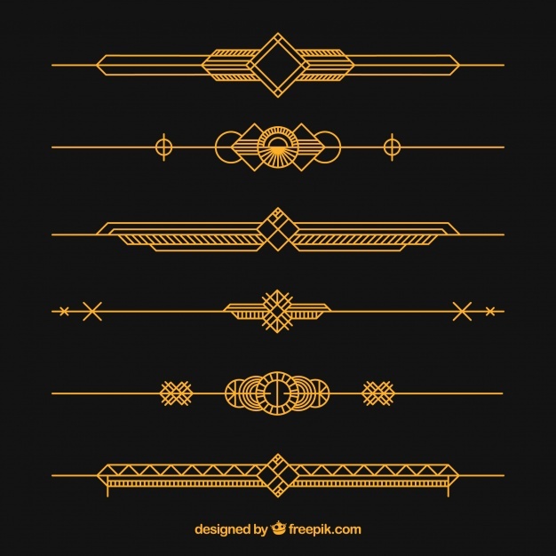 Art Deco Vector Free at Vectorified.com | Collection of Art Deco Vector ...