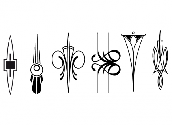 Art Deco Vector Shapes
