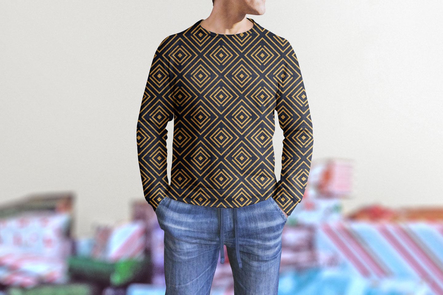 1440x960 Art Deco Vector Free Pattern