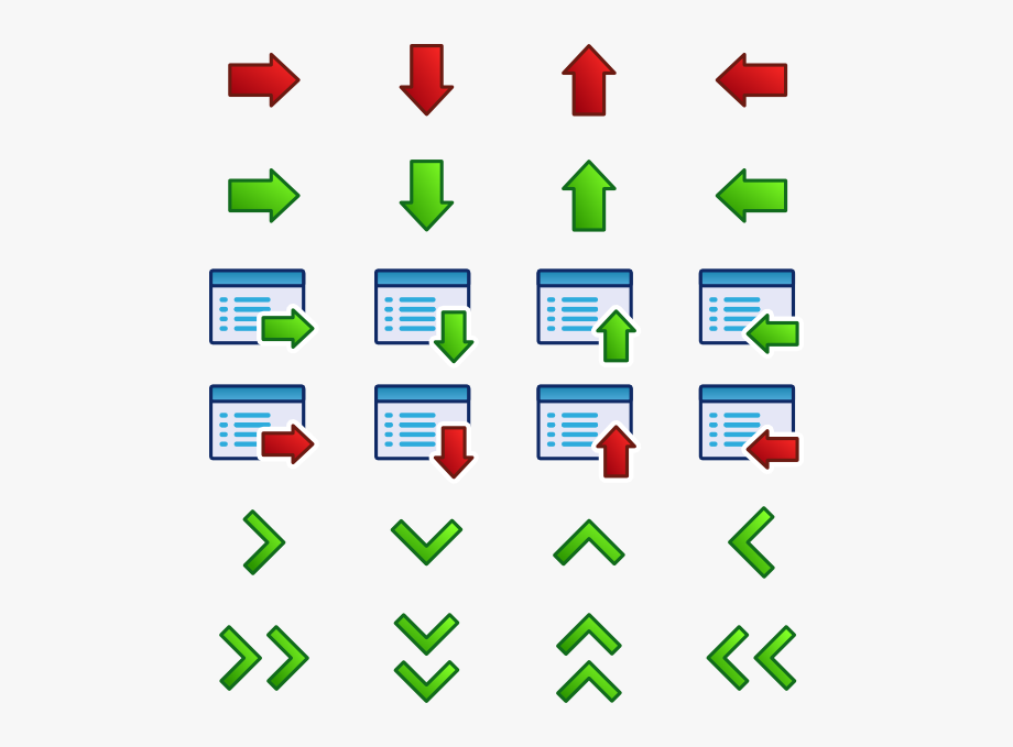 Free Vector Kuba Arrow Icons Set Clip Art 920x679 Free Vector Kuba Arrow Icons Set Clip Art