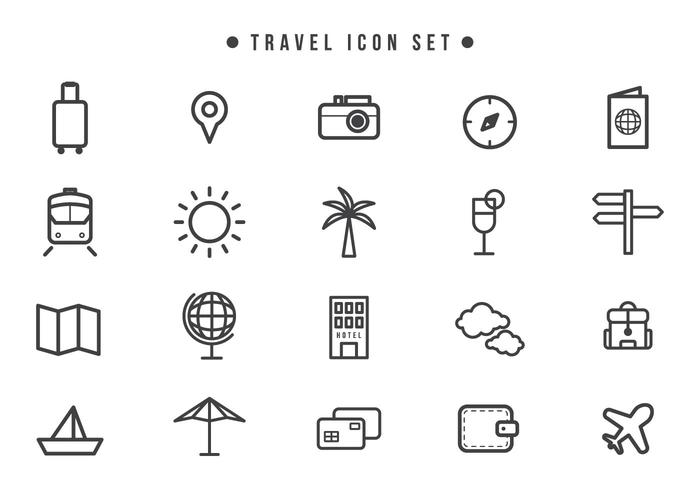 Travel Icon Free Vector Art 700x490 Travel Icon Free Vector Art