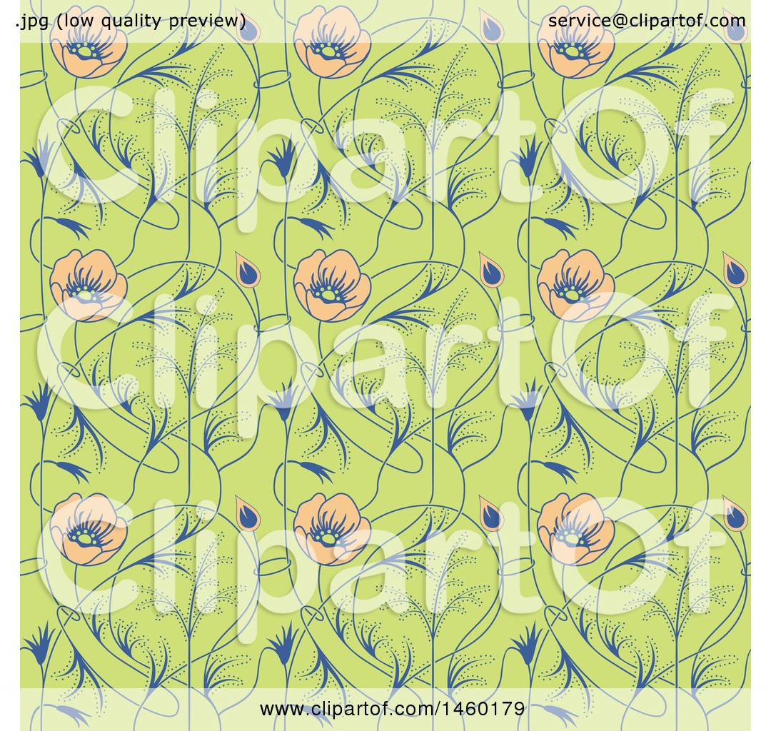 Clipart Of A Background Of Art Nouveau Flowers 1080x1024 Clipart Of A Background Of Art Nouveau Flowers