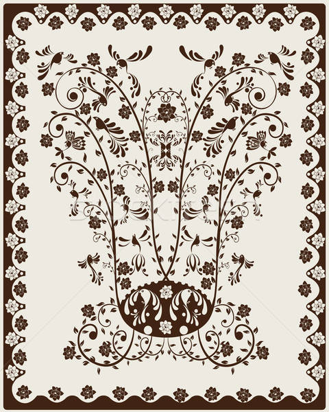 Art Nouveau Background Vector Illustration Richard Laschon 480x600 Art Nouveau Background Vector Illustration Richard Laschon
