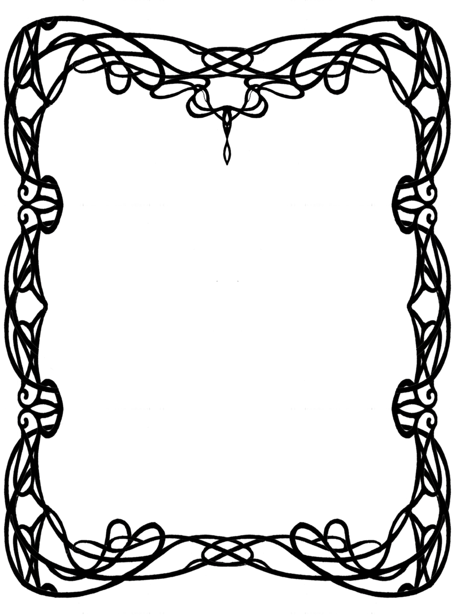 900x1215 Art Nouveau Borders Related Keywords Suggestions