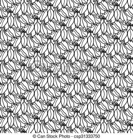 Art Nouveau Pattern With Flowers 450x470 Art Nouveau Pattern With Flowers