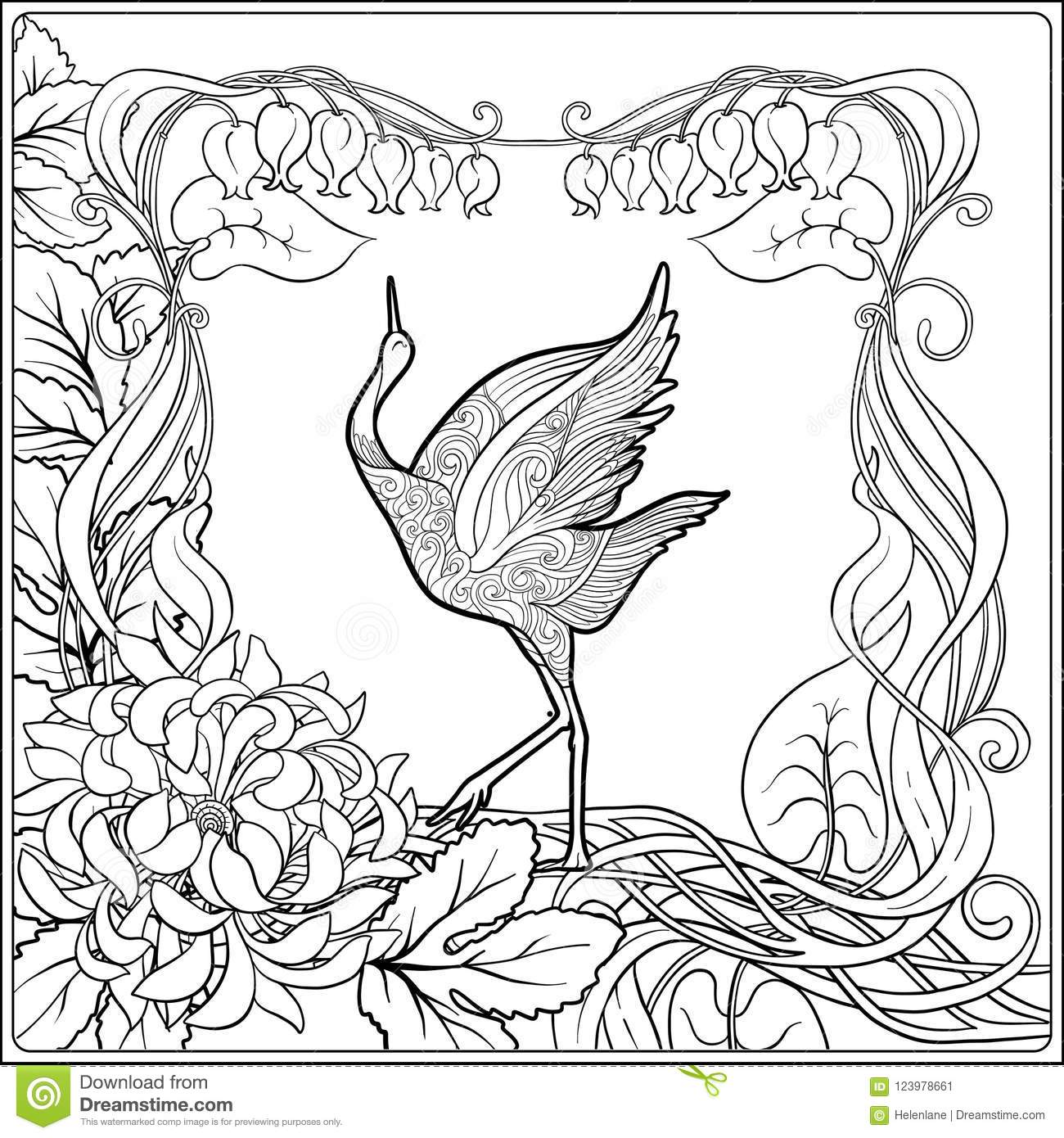 Art Nouveau Flowers Book 1300x1390 Art Nouveau Flowers Book