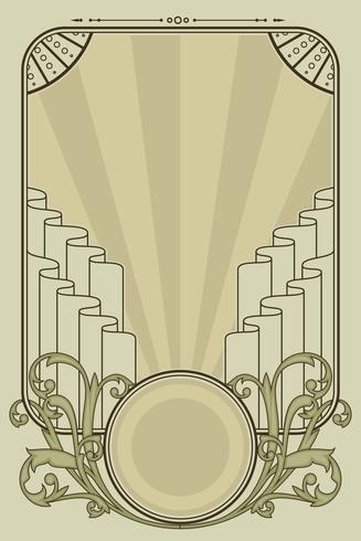 Pastel Colors Art Nouveau Frame Vector 327x490 Pastel Colors Art Nouveau Frame Vector