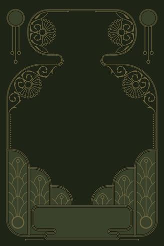 Romantic Art Nouveau Frame Vector 327x490 Romantic Art Nouveau Frame Vector