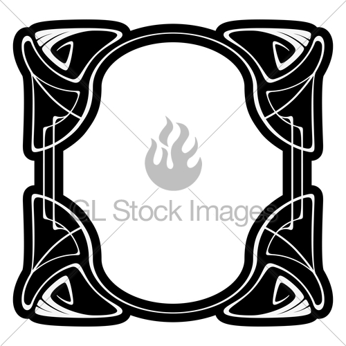 Vector Art Nouveau Frame Gl Stock Images 500x500 Vector Art Nouveau Frame Gl Stock Images