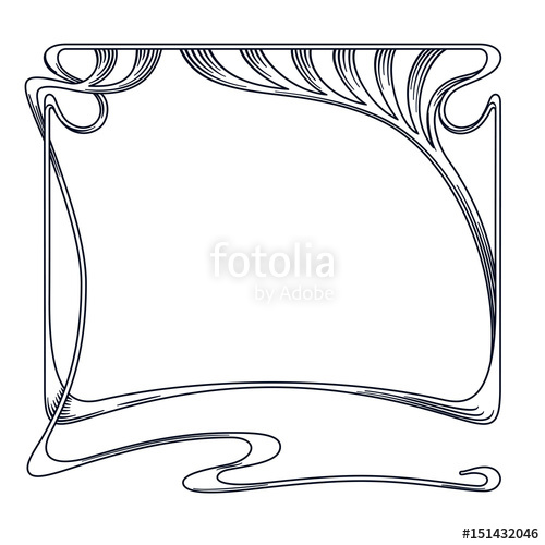 Vector Art Nouveau Frame Stock Image And Royalty Free Vector 500x500 Vector Art Nouveau Frame Stock Image And Royalty Free Vector