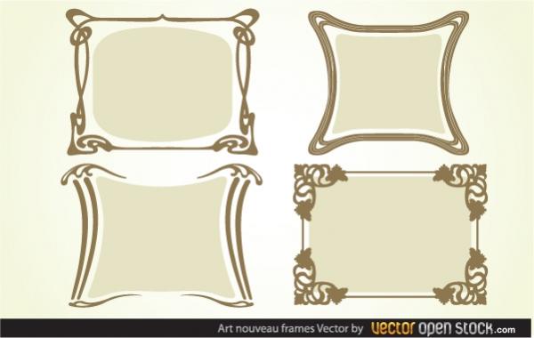 Art Nouveau Frames 600x380 Art Nouveau Frames