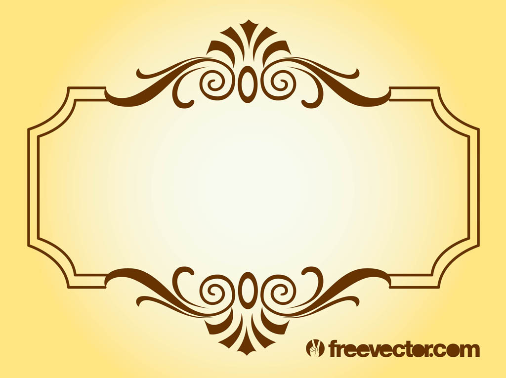 1024x765 Art Nouveau Frame Vector Art Graphics