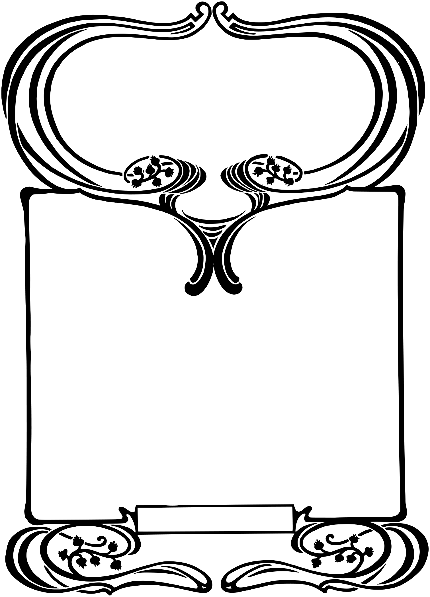 1510x2097 Art Nouveau Png Transparent Library Book Png Files, Free Clip Art