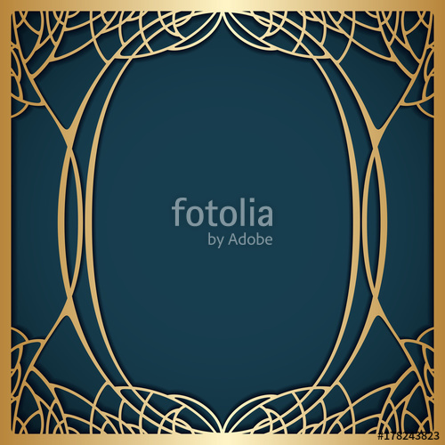 500x500 Vector Art Nouveau Frame Stock Image And Royalty Free Vector